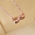 infinite shaped necklace for women