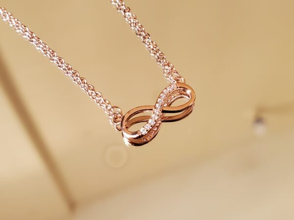 infinite shaped necklace for women