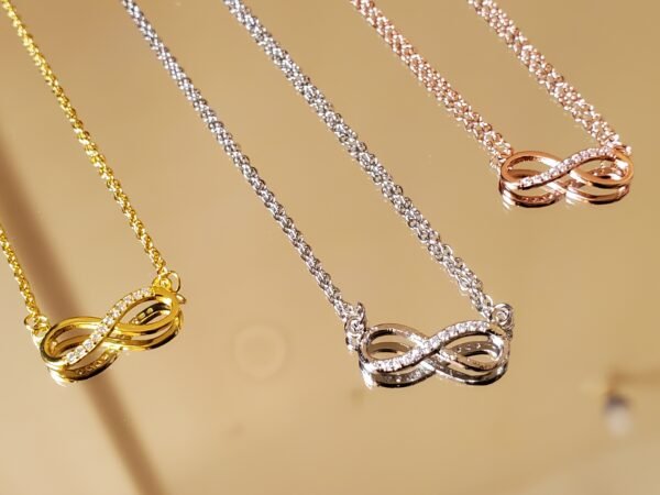 infinite shaped necklace for women