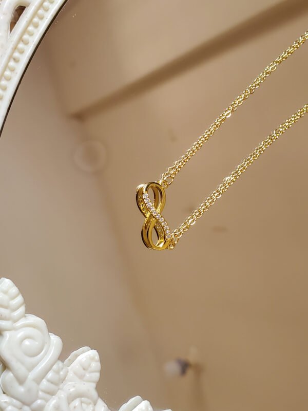 infinite shaped necklace for women
