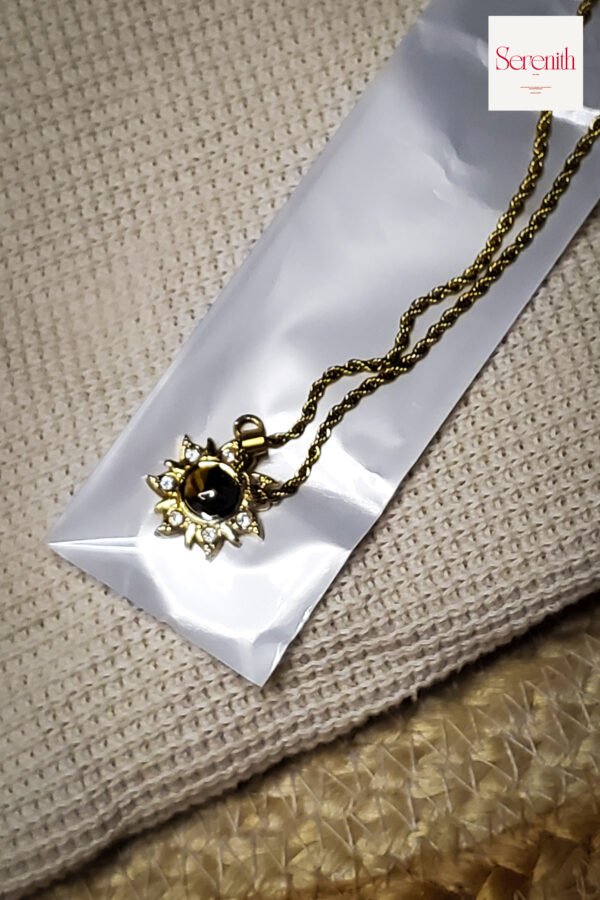 maillard tiger eye stone necklace for women